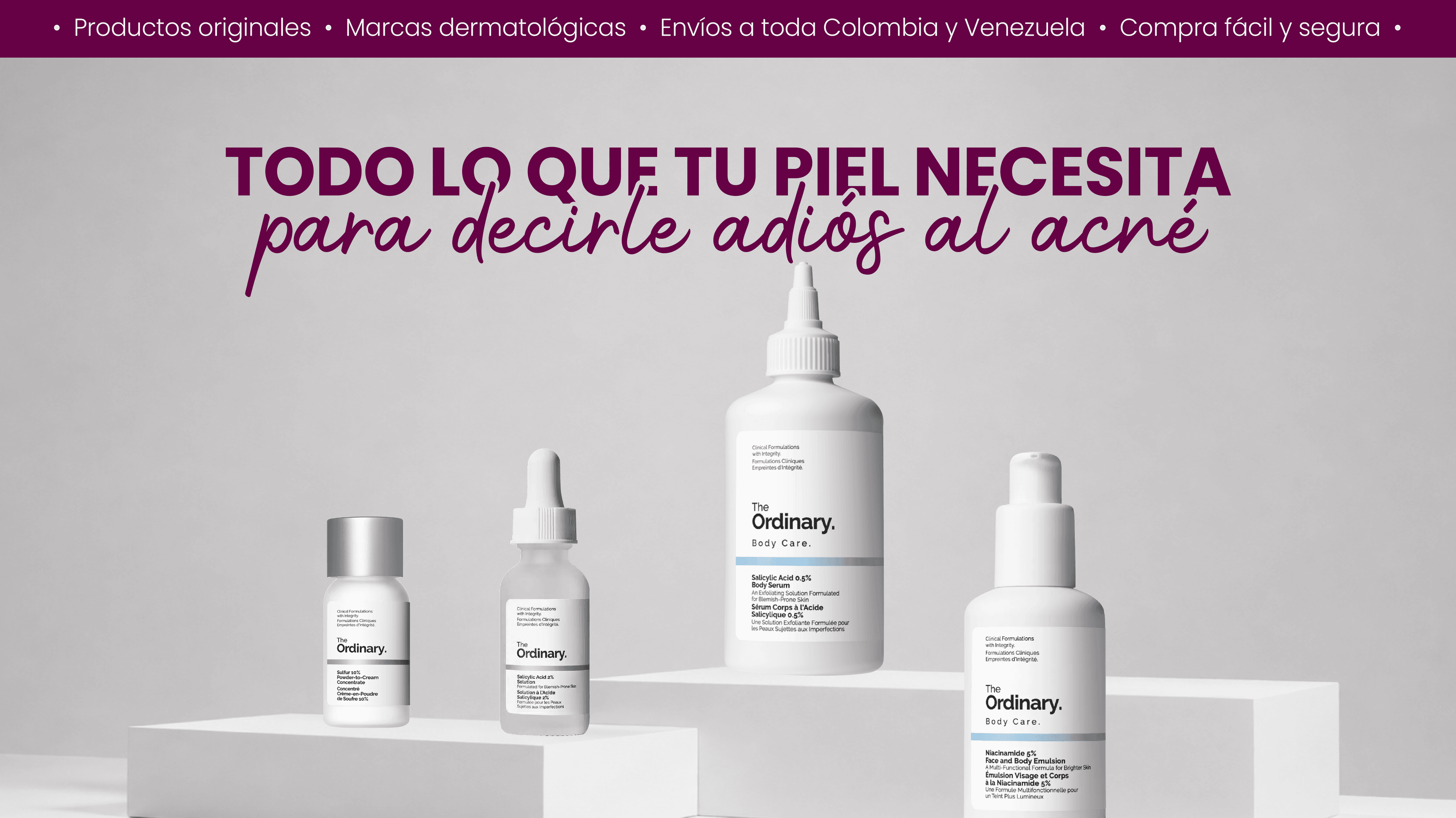 Todo lo que tu piel necesita para decirle adiós al acné – The Ordinary