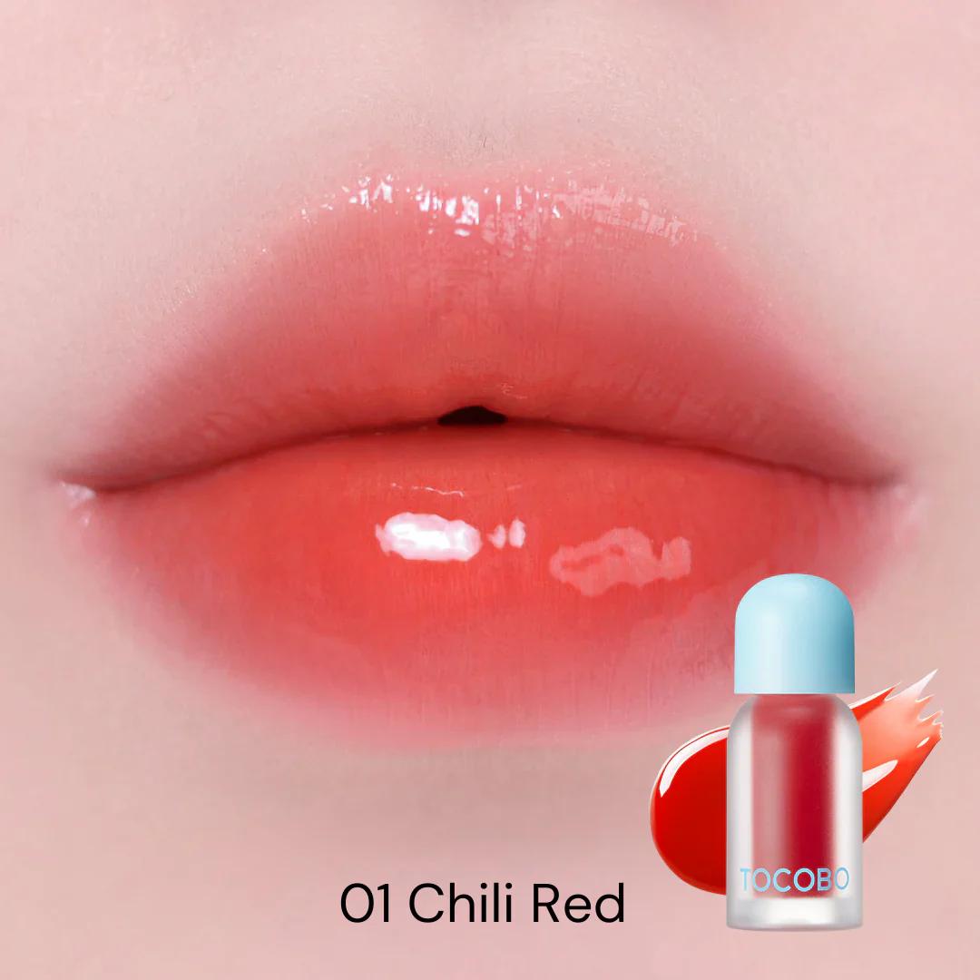 Juicy Berry Plumping Lip Oil - 01 Chill Red - imagen 1