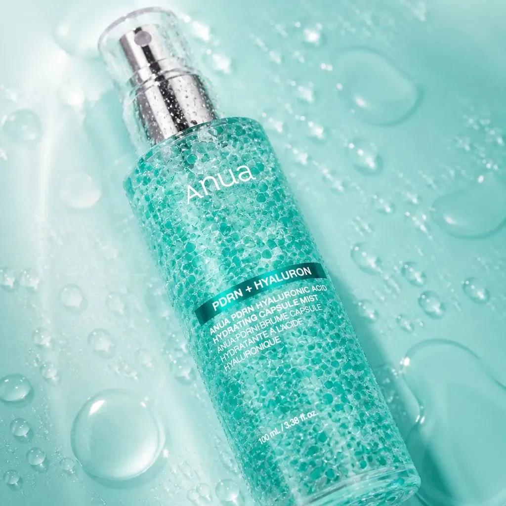 ANUA DEWY GLOW PDRN HYALURONIC ACID HYDRATING CAPSULE MIST miniatura 3