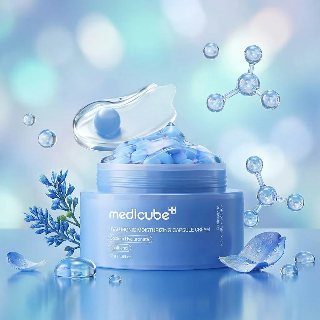 MEDICUBE HYALURONIC MOISTURIZING CAPSULE CREAM miniatura 4