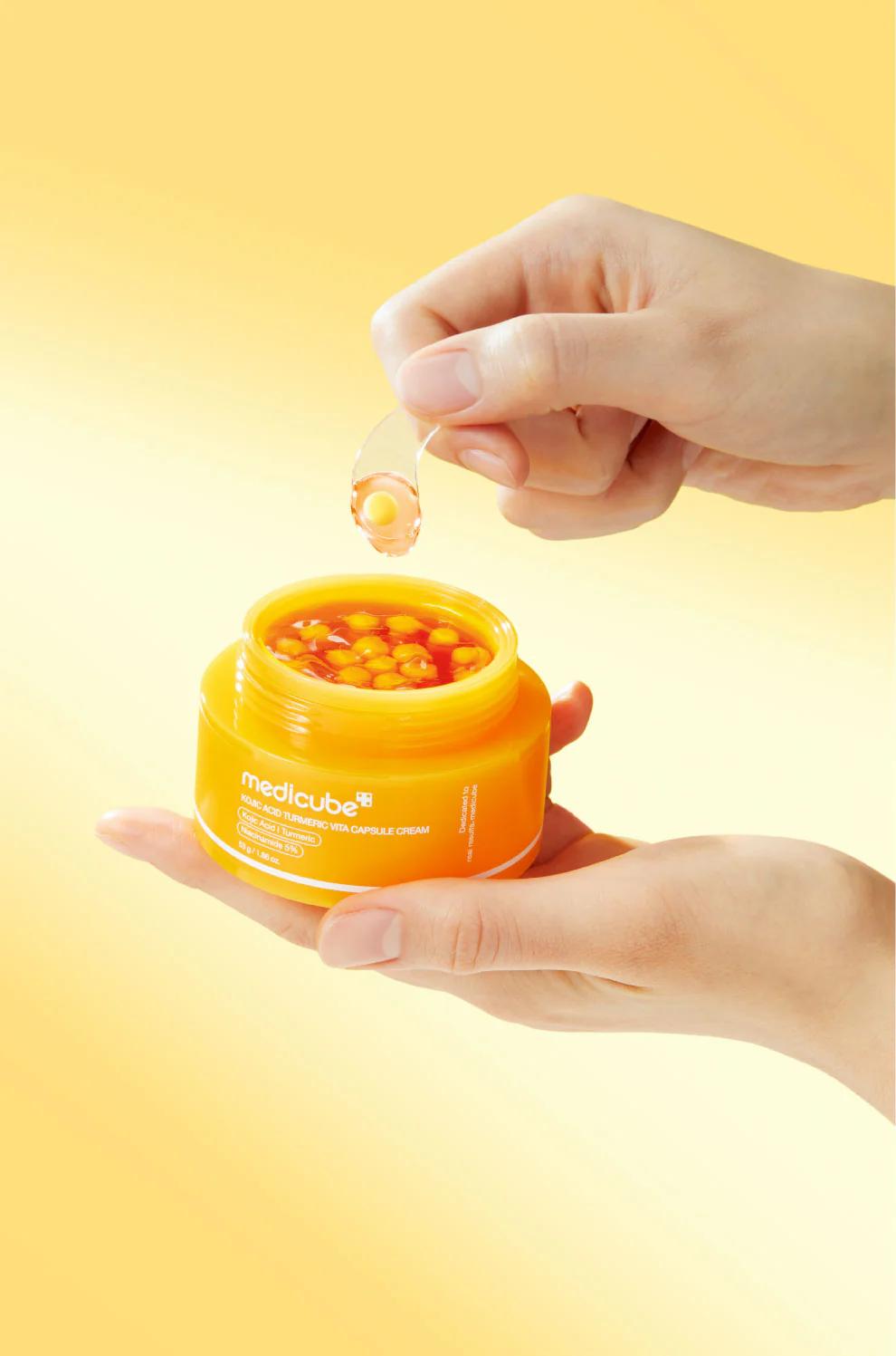MEDICUBE KOJIC ACID TURMERIC VITA CAPSULE CREAM miniatura 4