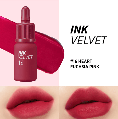 Ink Velvet - Heart Fuchsia Pink 16 miniatura 3