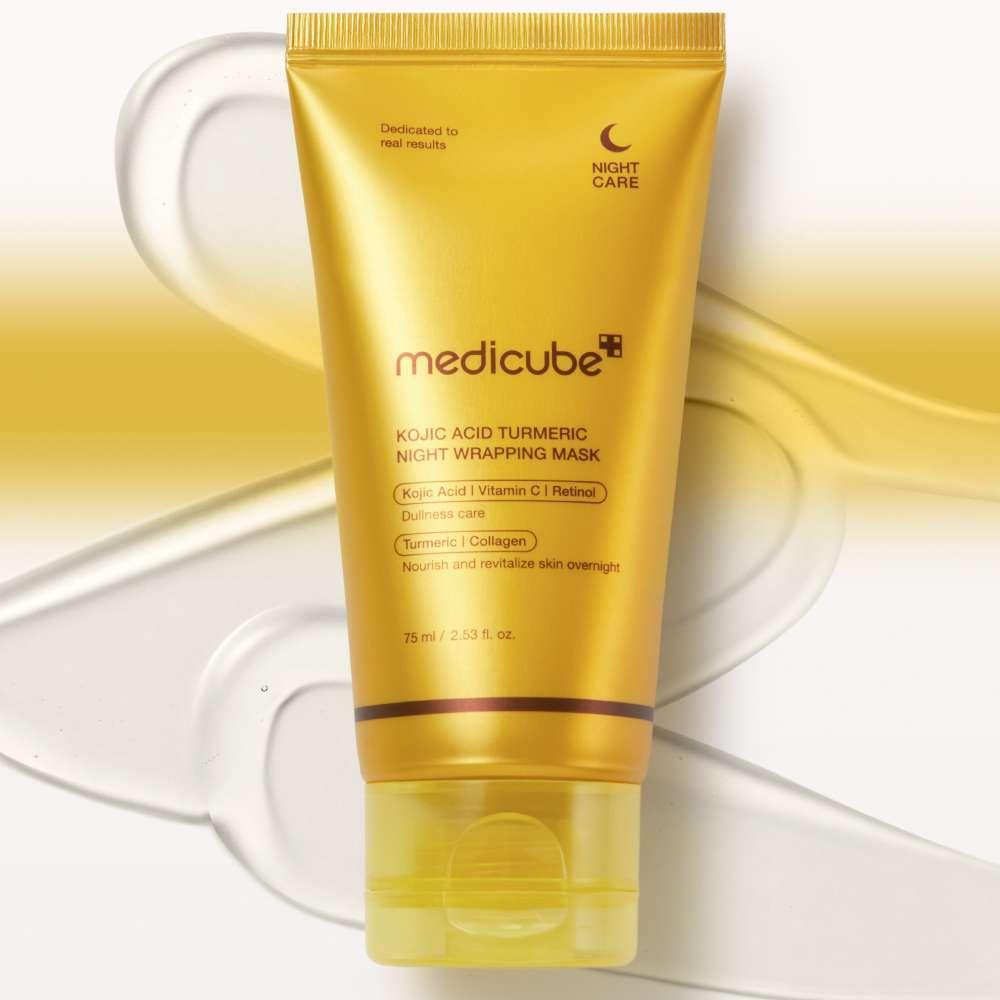 MEDICUBE KOJIC ACID TURMERIC NIGHT WRAPPING MASK